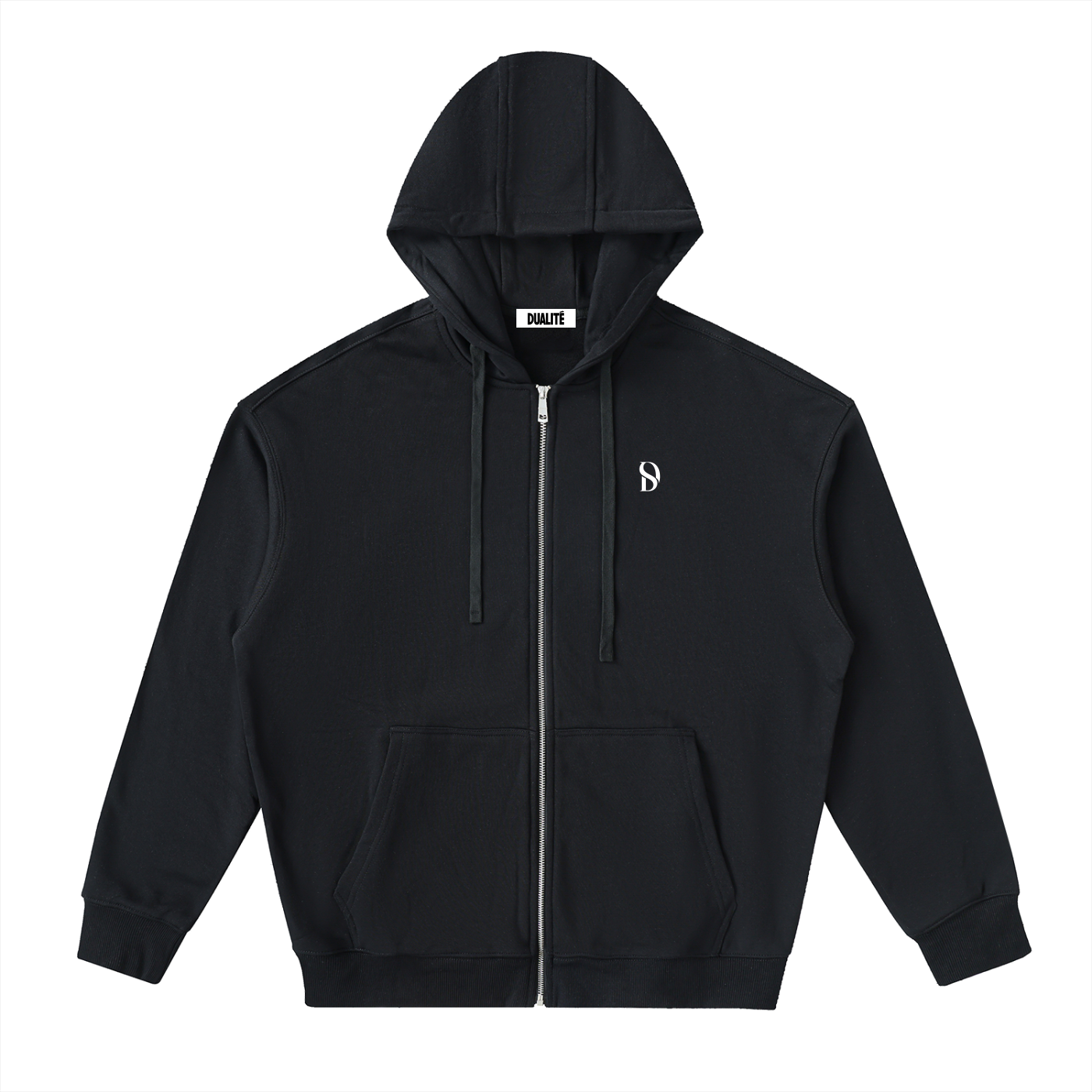 Basic Logo Zip-Hoodie