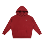 Basic Logo Oversized Fleeced Hoodie