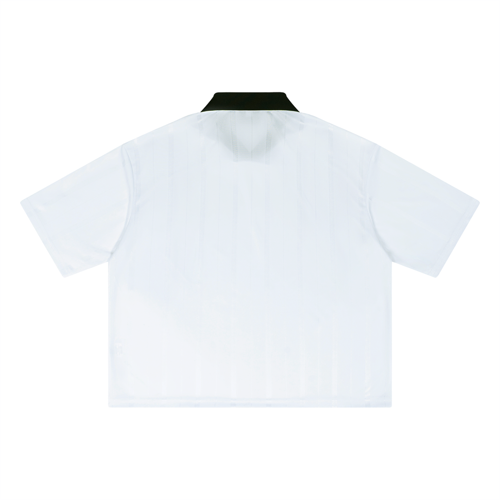 Striped Boxy Football Jersey