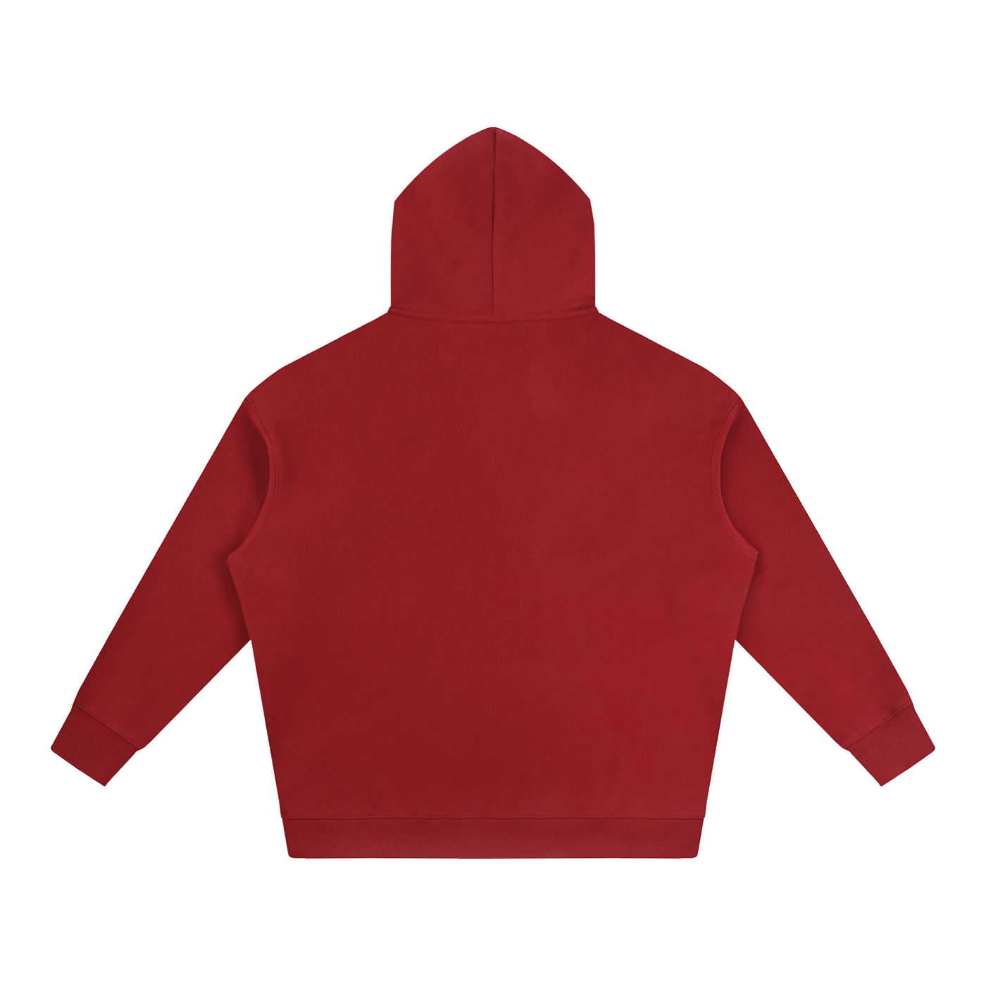 Basic Logo Oversized Fleeced Hoodie