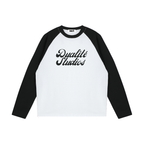 Raglan Longsleeve Black-White