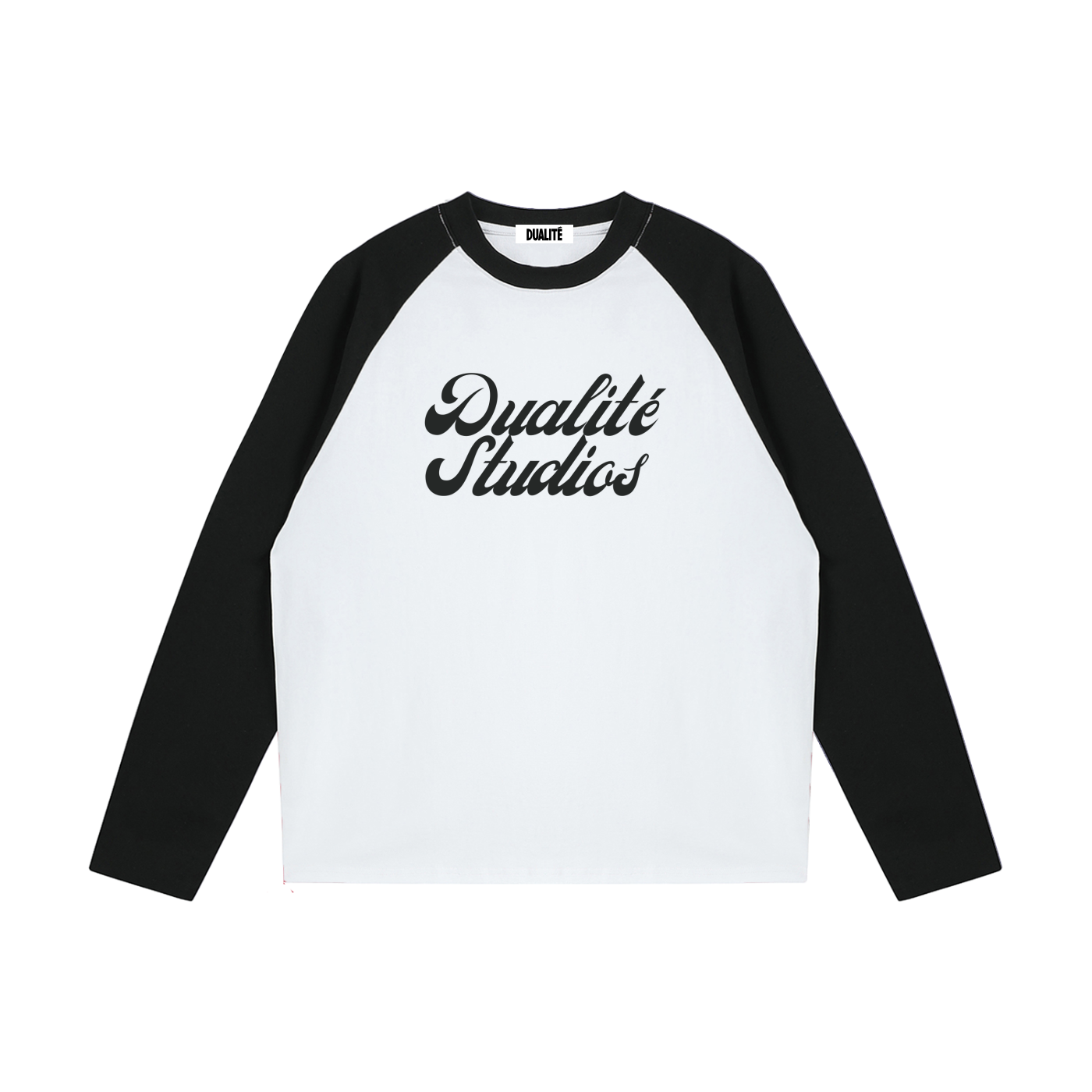 Raglan Longsleeve Black-White
