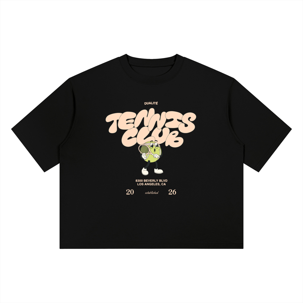 Tennis Club Heavyweight Boxy T-Shirt