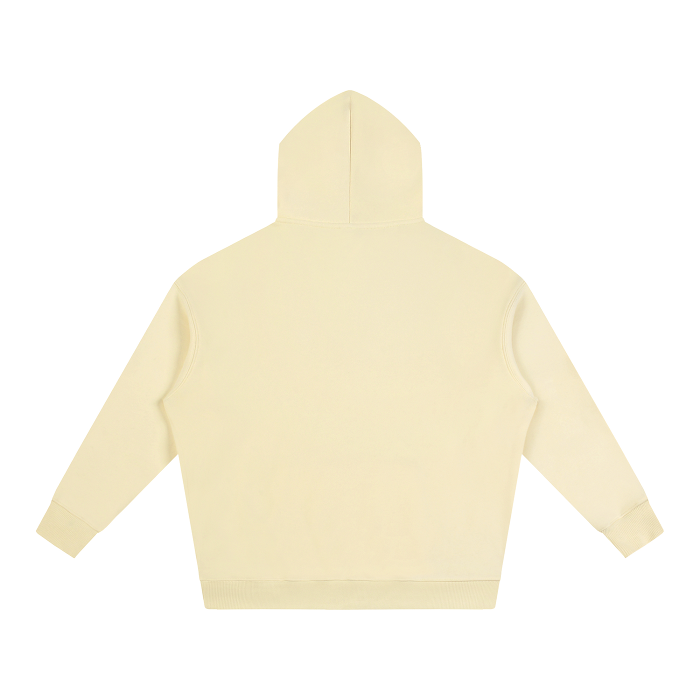 College Logo Oversized Fleeced Hoodie