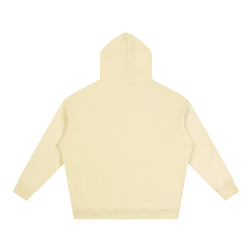 College Logo Oversized Fleeced Hoodie