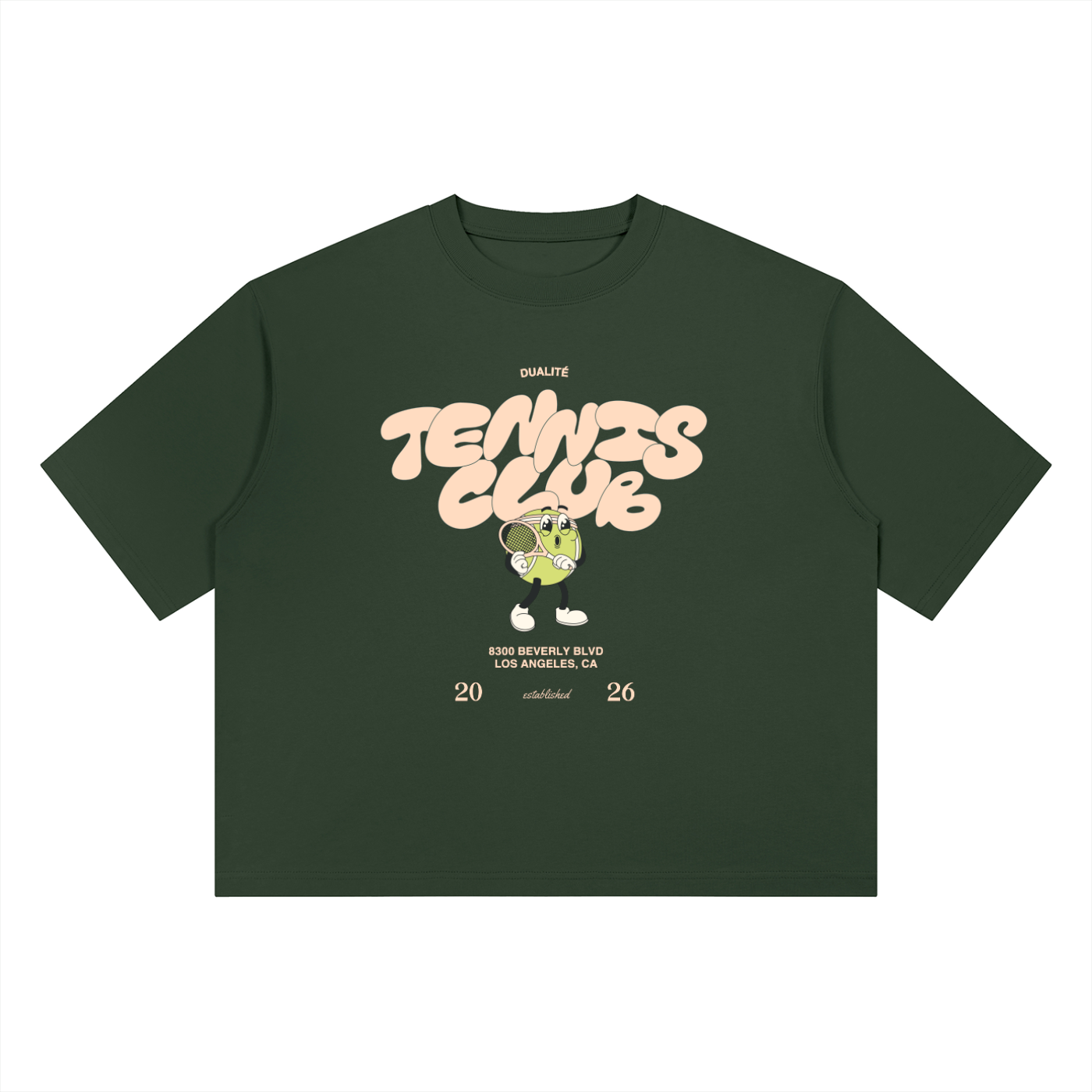 Tennis Club Heavyweight Boxy T-Shirt