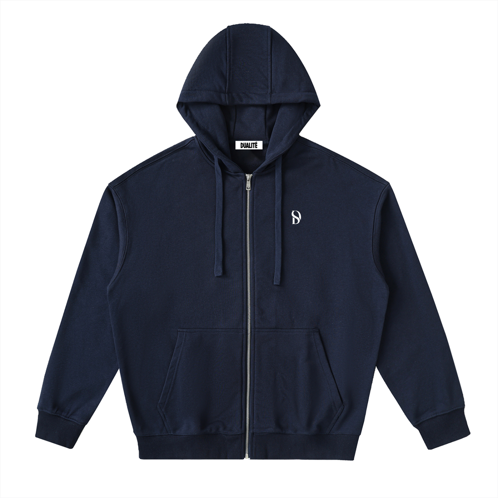 Basic Logo Zip-Hoodie