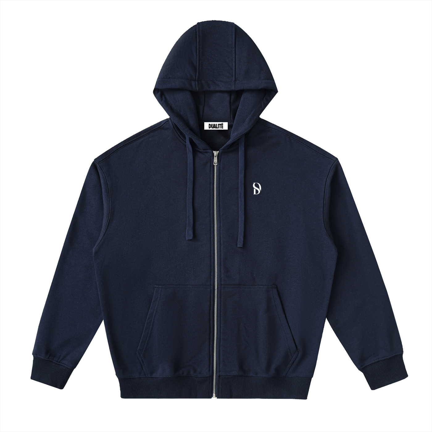 Basic Logo Zip-Hoodie