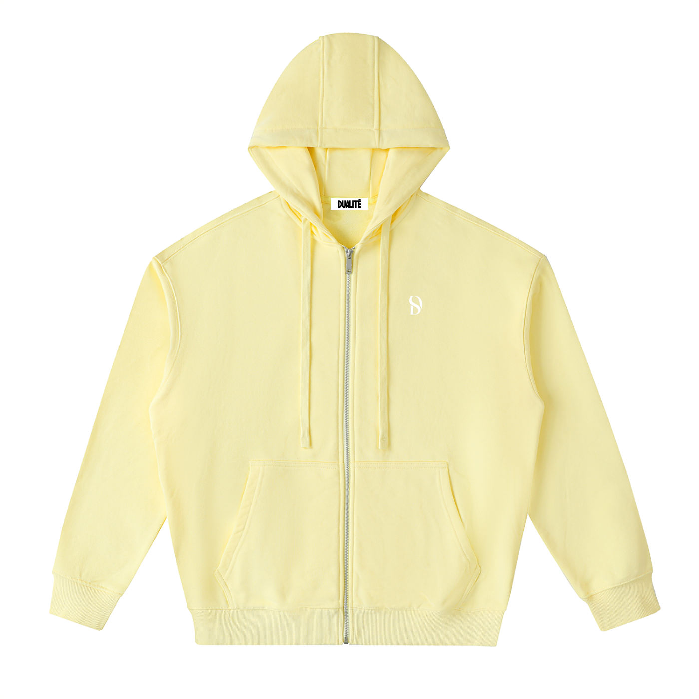 Basic Logo Zip-Hoodie