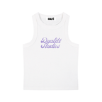 Snow Washed Tank Top White