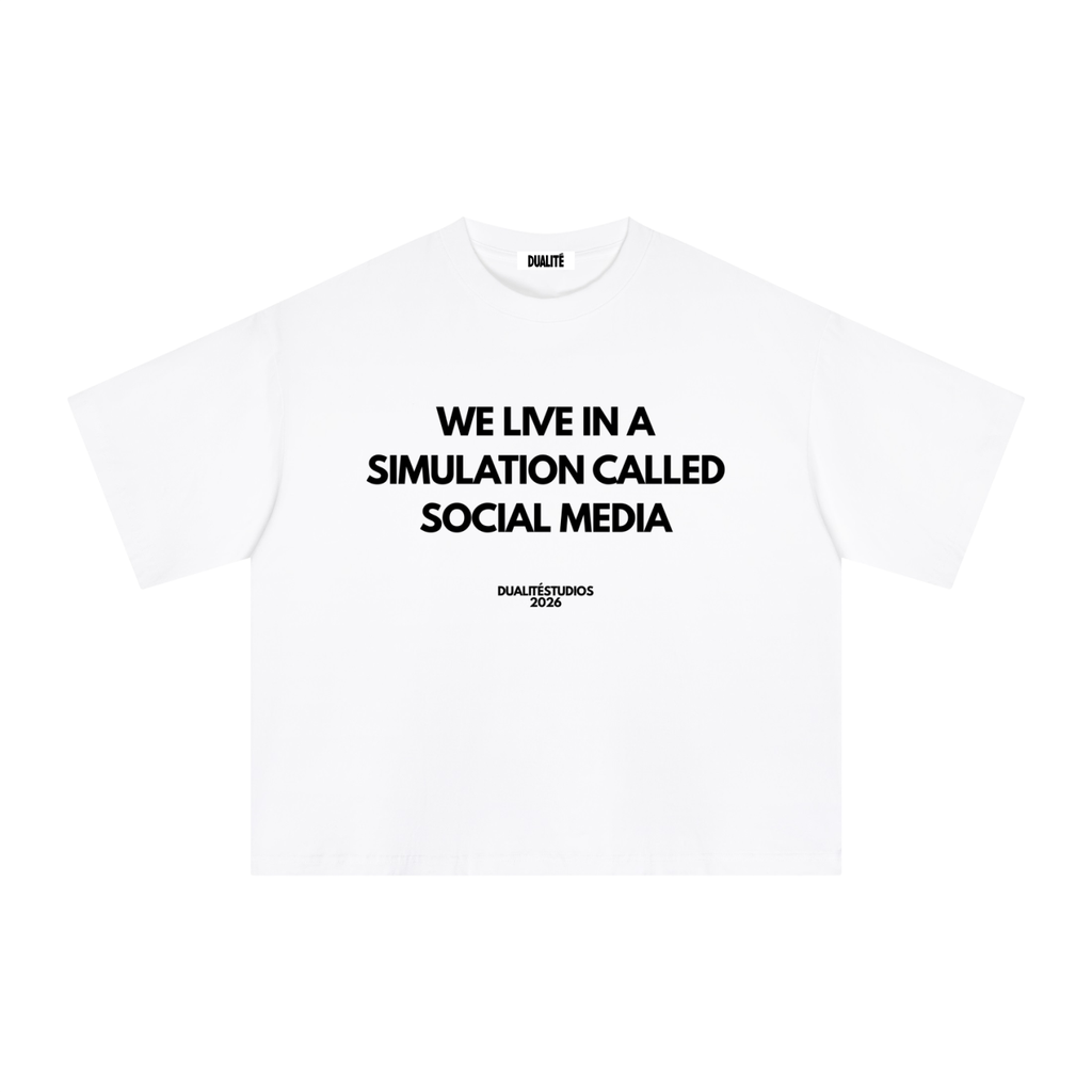 Social Media Statement T-Shirt White