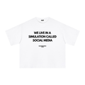 Social Media Statement T-Shirt White