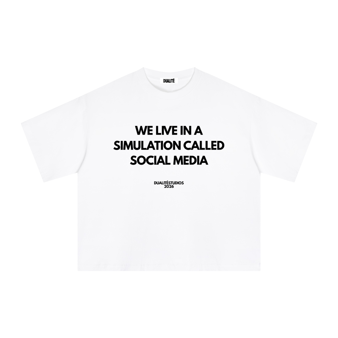 Social Media Statement T-Shirt White