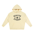 College Logo Oversized Fleeced Hoodie
