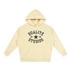 College Logo Oversized Fleeced Hoodie