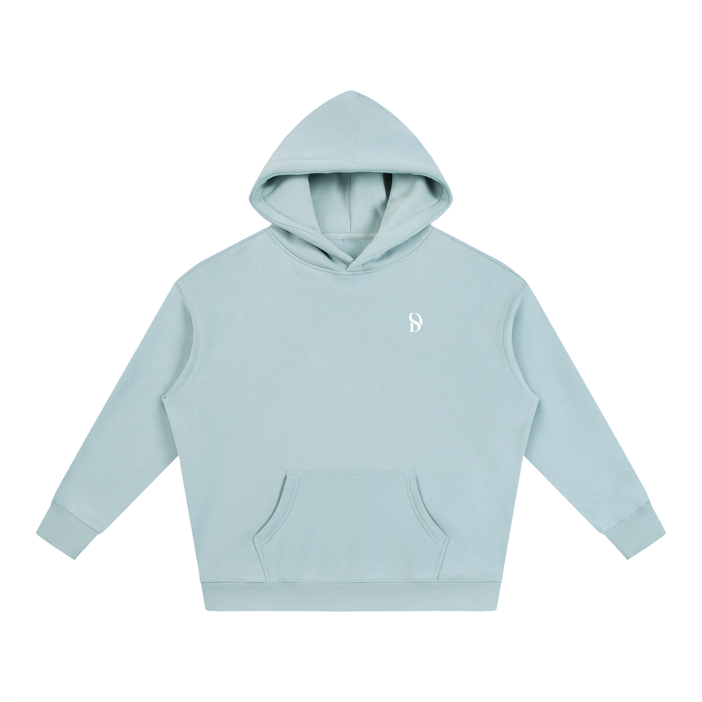Basic Logo Oversized Fleeced Hoodie