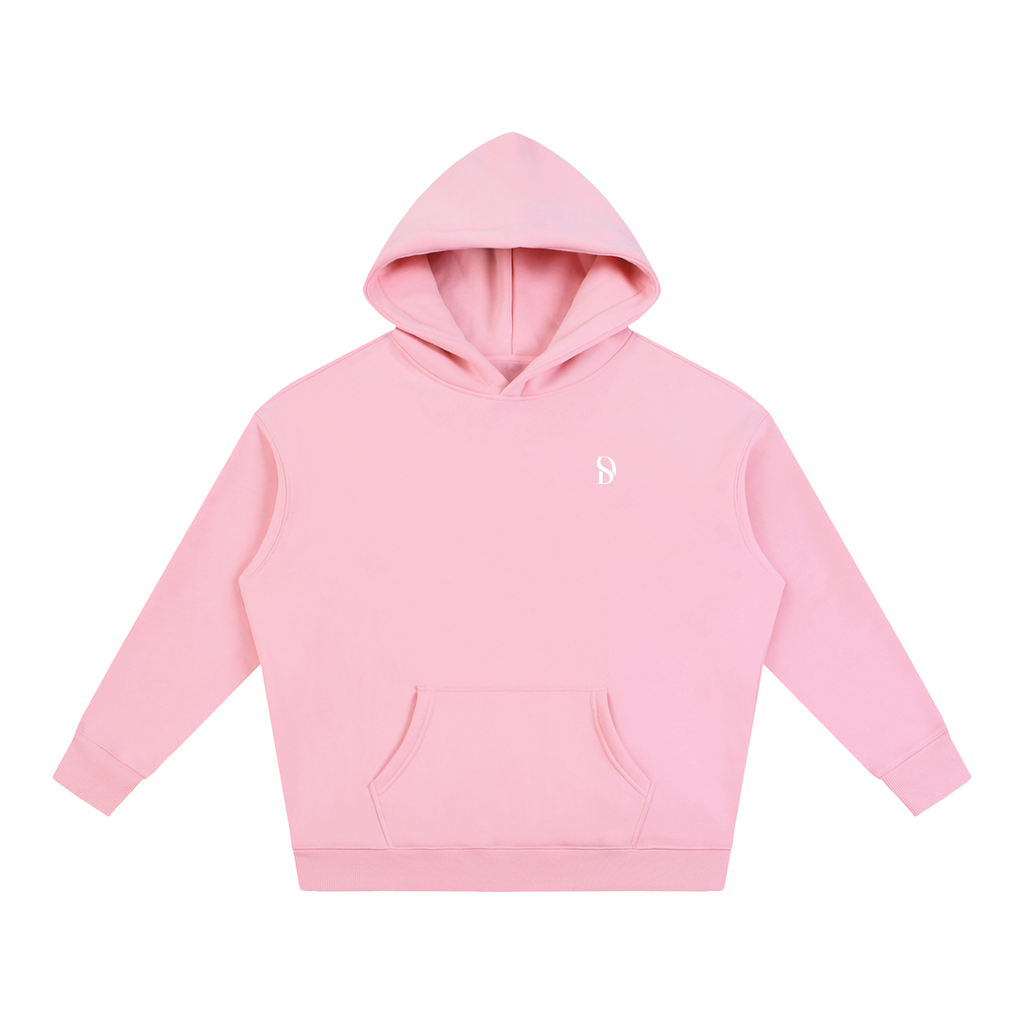 Basic Logo Oversized Fleeced Hoodie