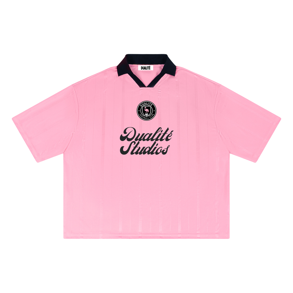 Striped Boxy Football Jersey