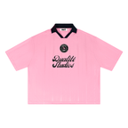 Striped Boxy Football Jersey