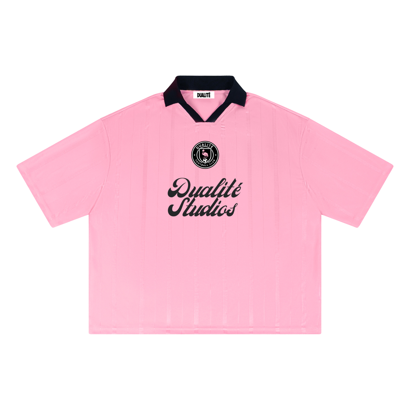 Striped Boxy Football Jersey