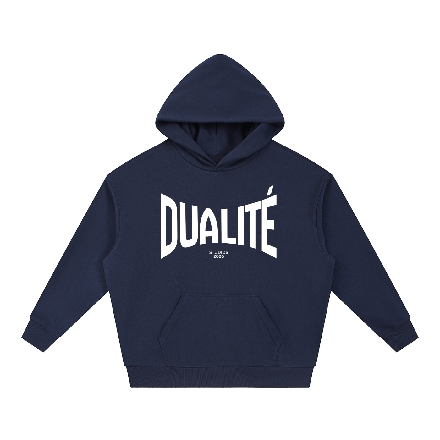 Heavyweight Logo Hoodie Navy