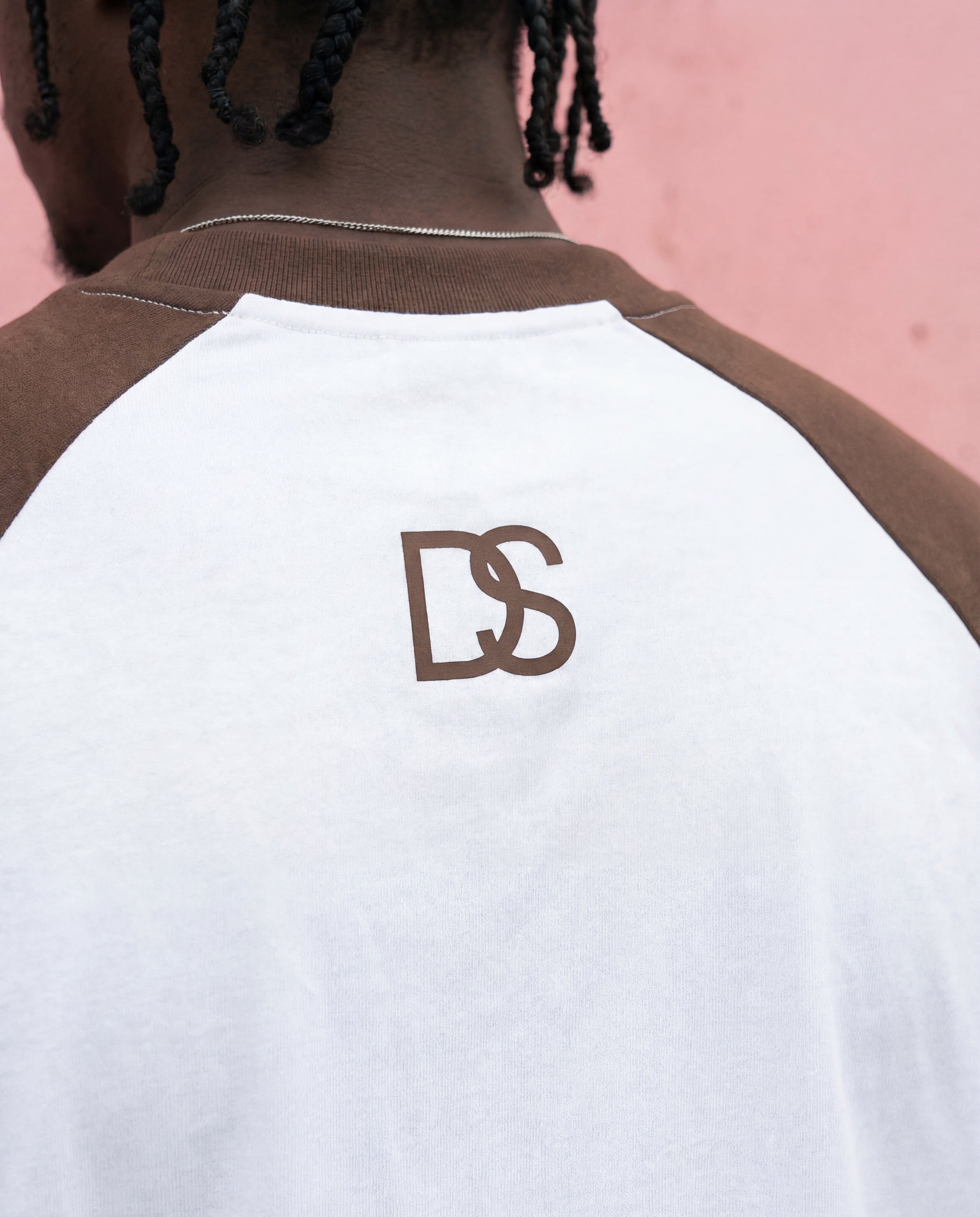 Raglan Longsleeve Coffee-White