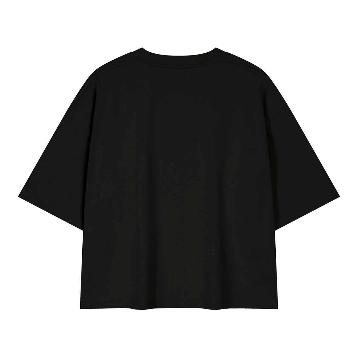 Heart Logo Heavyweight Boxy T-Shirt - Black