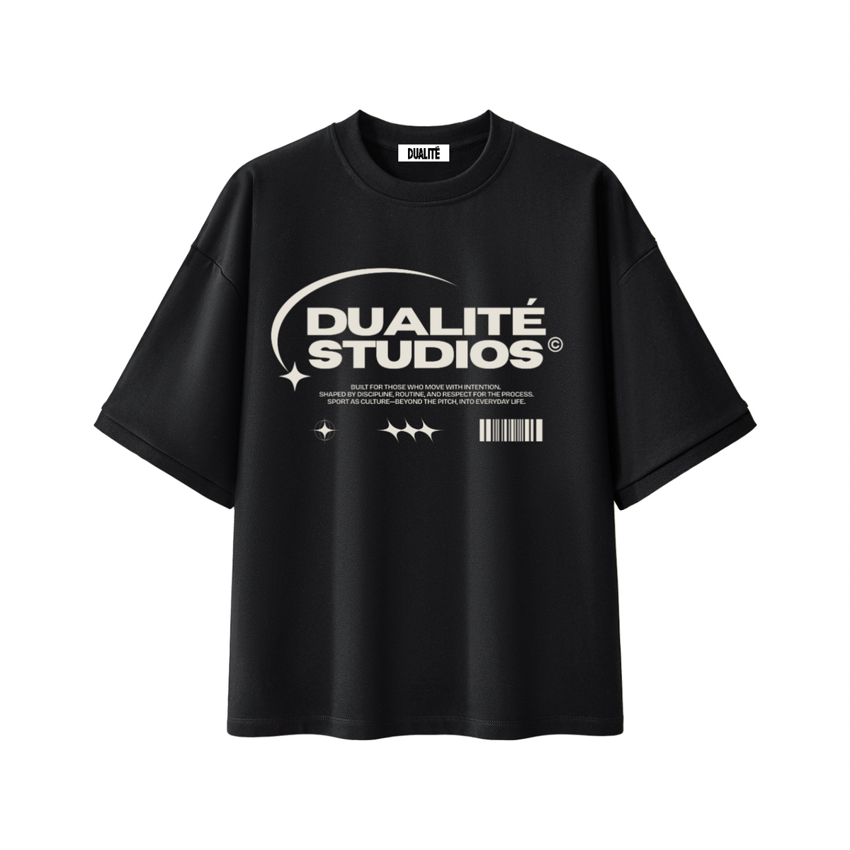 Sport Culture Heavyweight Boxy T-Shirt - Black