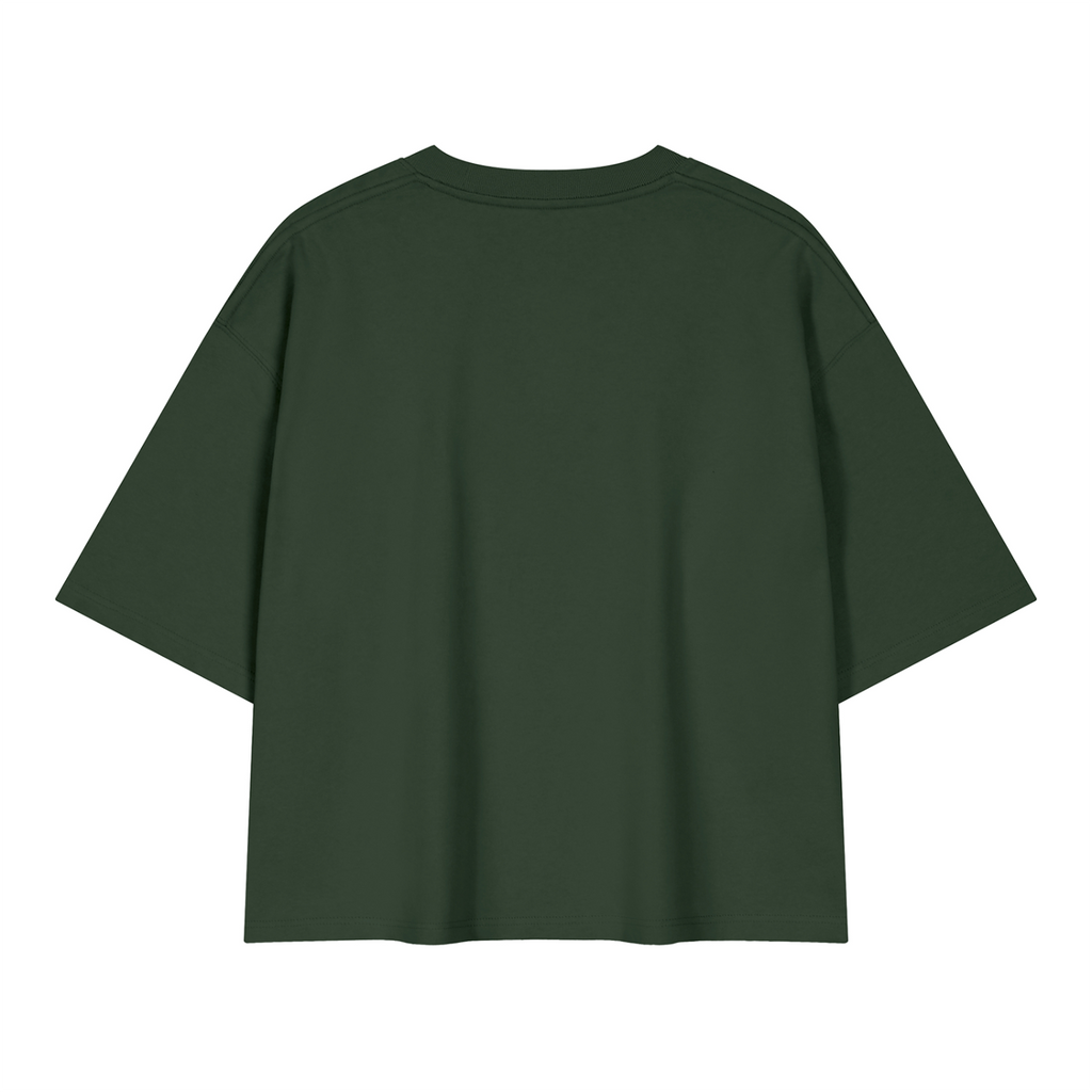 Tennis Club Heavyweight Boxy T-Shirt - Blackish Green
