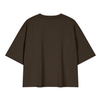 Tennis Club Heavyweight Boxy T-Shirt - Coffee