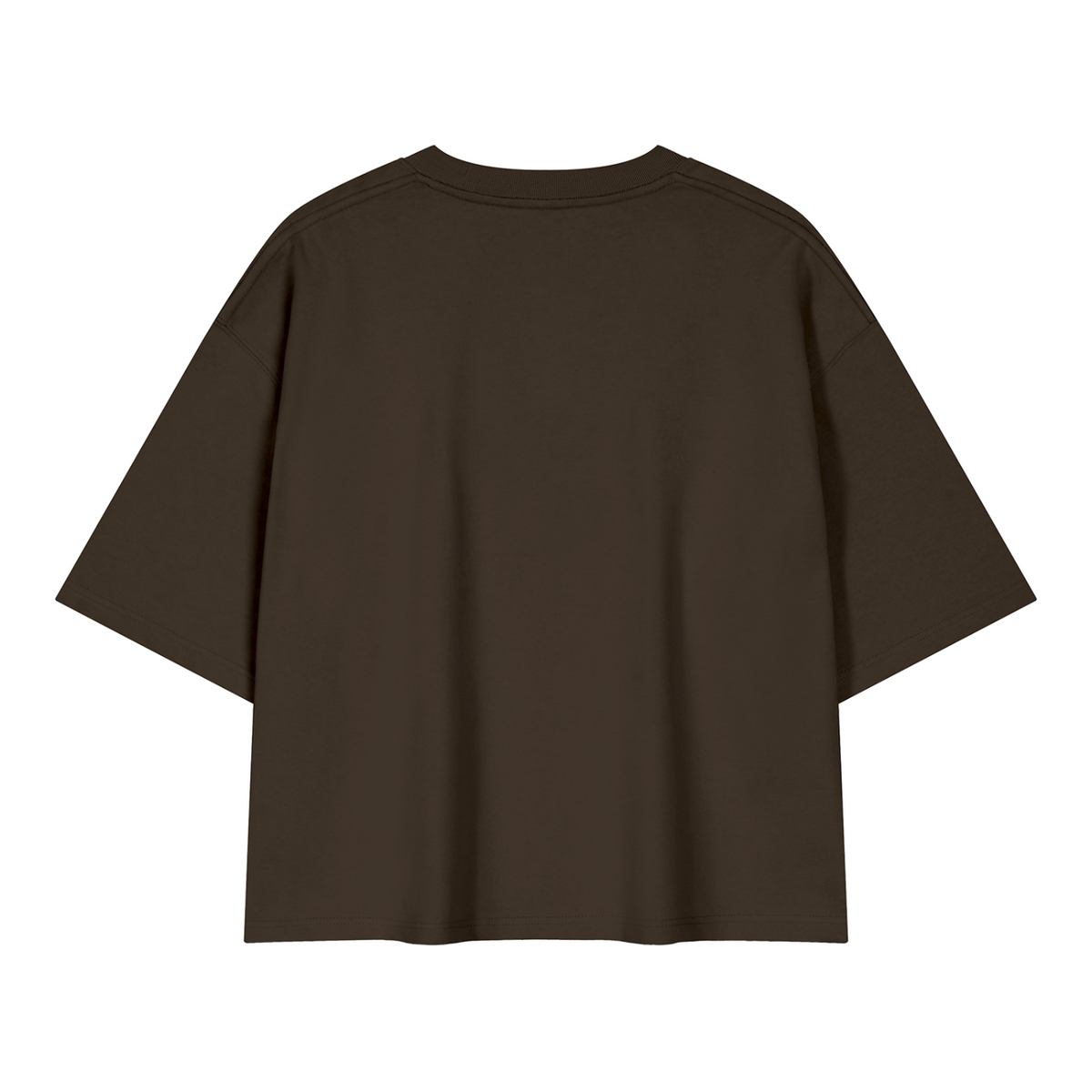 Tennis Club Heavyweight Boxy T-Shirt - Coffee