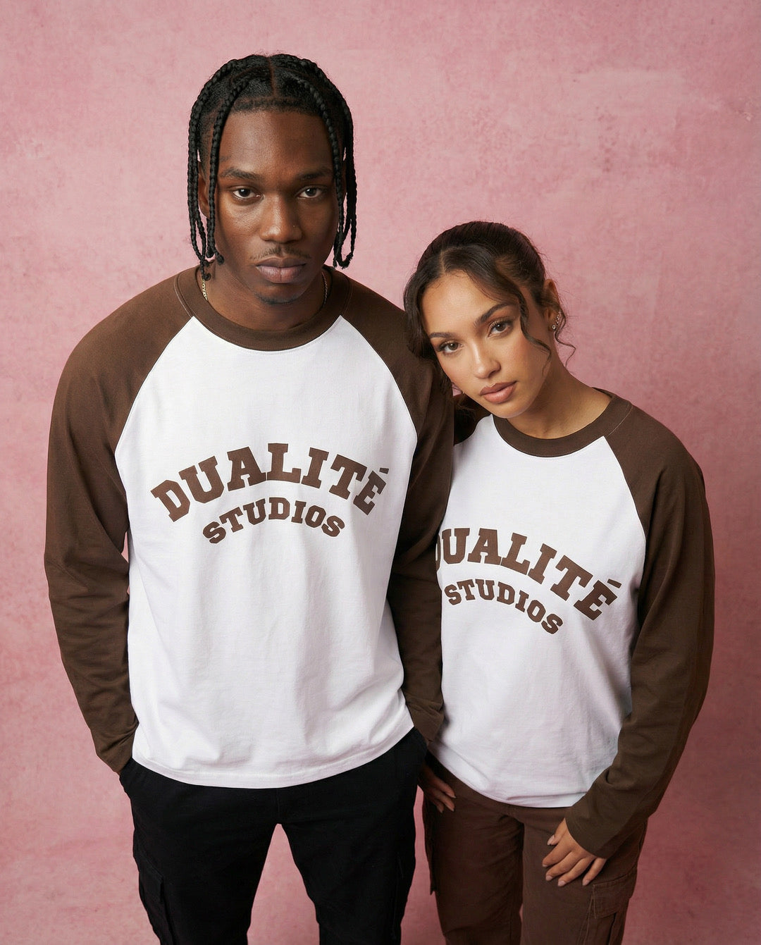 Raglan Longsleeve Coffee-White