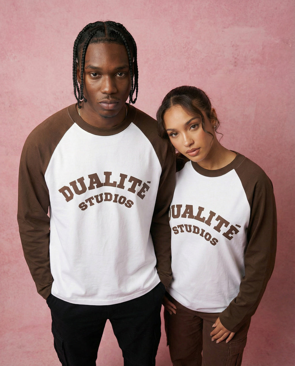 Raglan Longsleeve Coffee-White