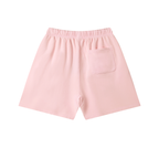 Essential Vintage Wash Cotton Shorts - Pink