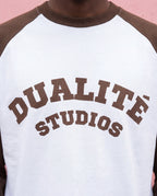 Raglan Longsleeve Coffee-White