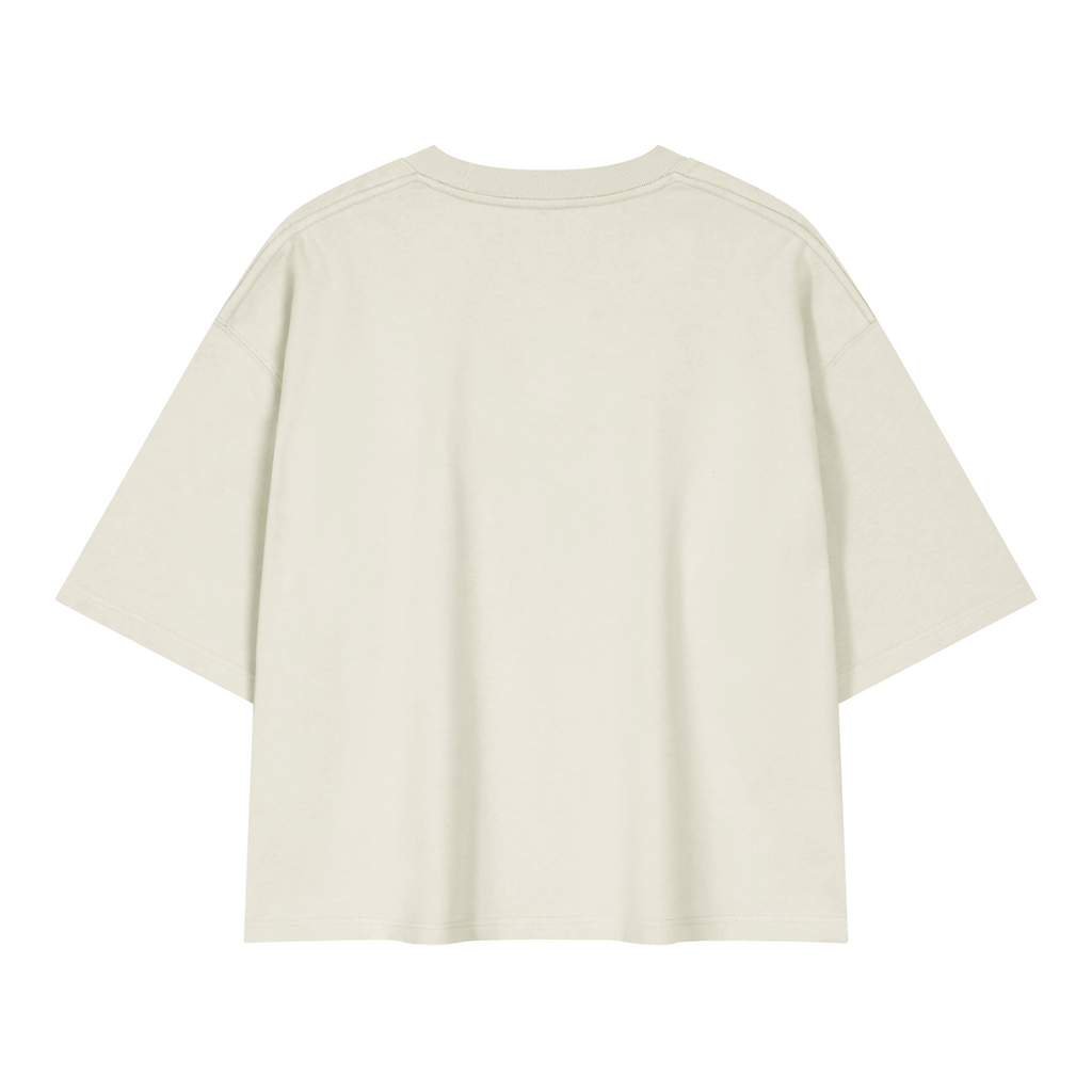 Heart Logo Heavyweight Boxy T-Shirt - Gray
