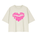 Heart Logo Heavyweight Boxy T-Shirt - Gray
