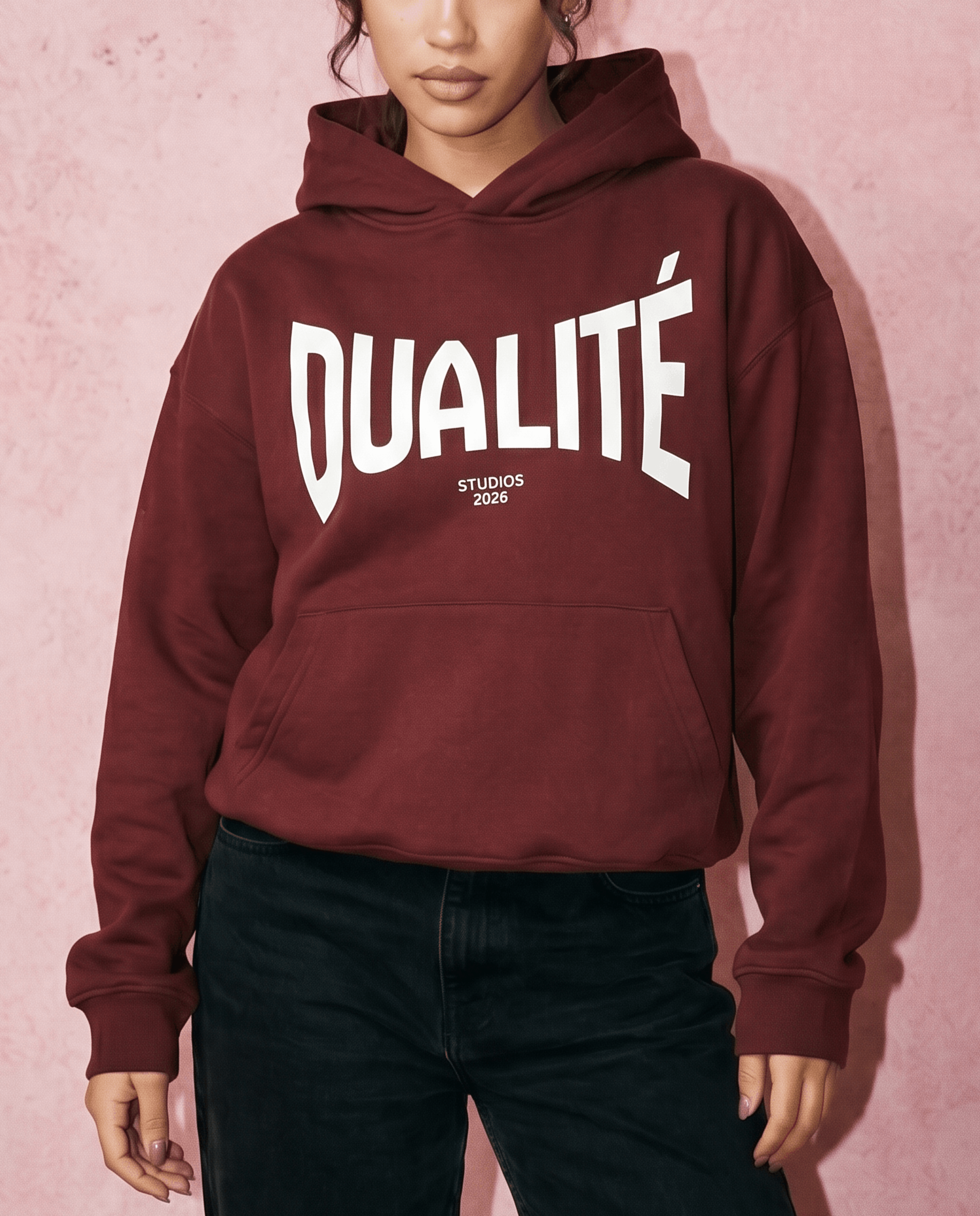 Heavyweight Logo Hoodie Red