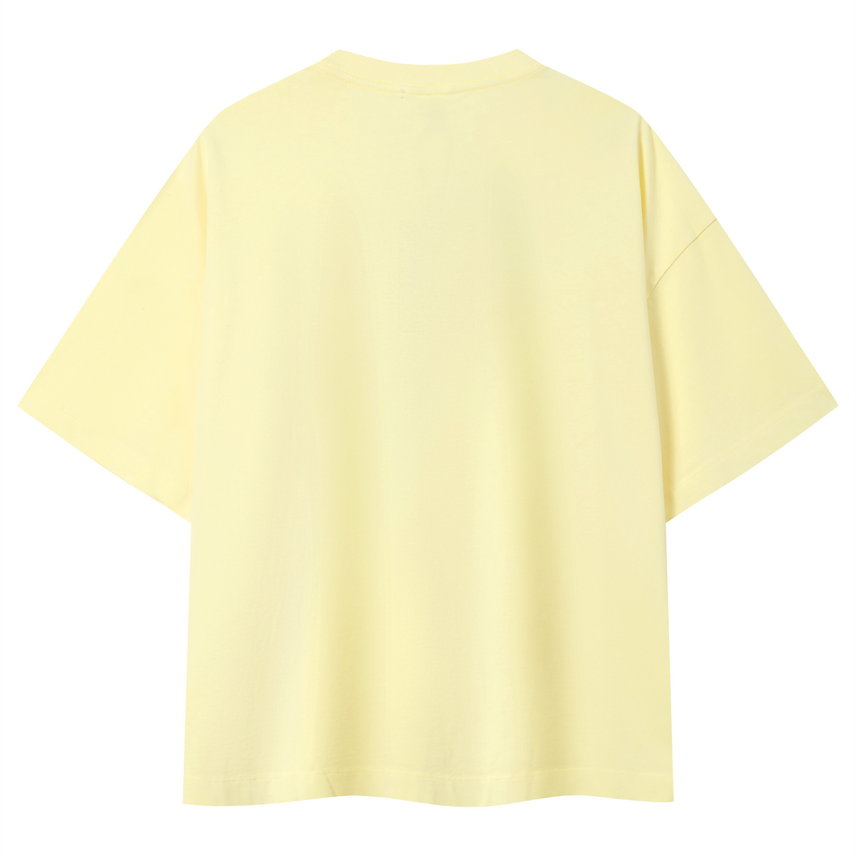 Essential Vintage Wash Boxy T-Shirt - Light Yellow