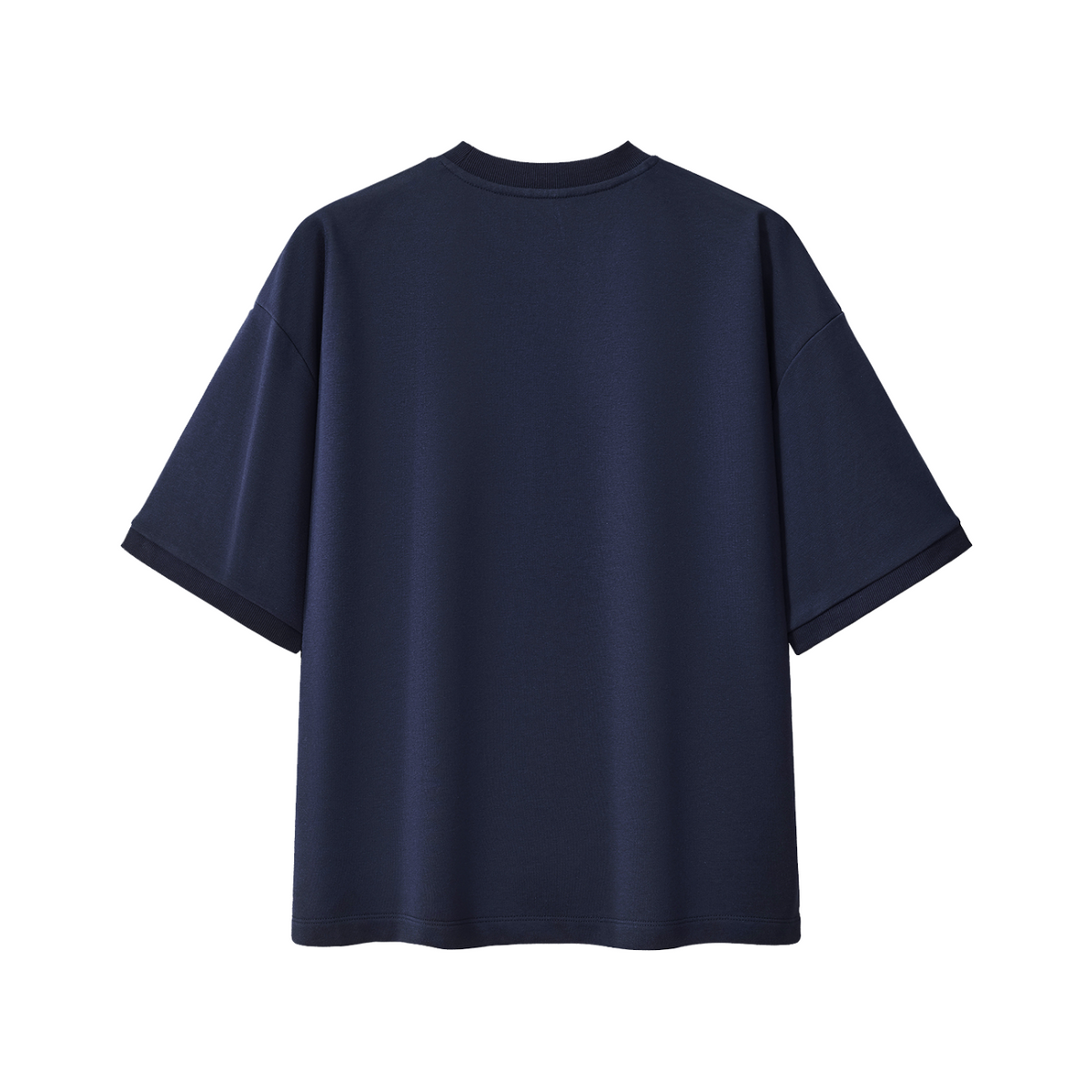 HNVR/LOS ANGELES Heavyweight Boxy T-Shirt - Navy Blue