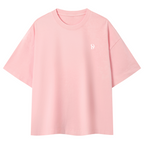 Essential Vintage Wash Boxy T-Shirt - Pink