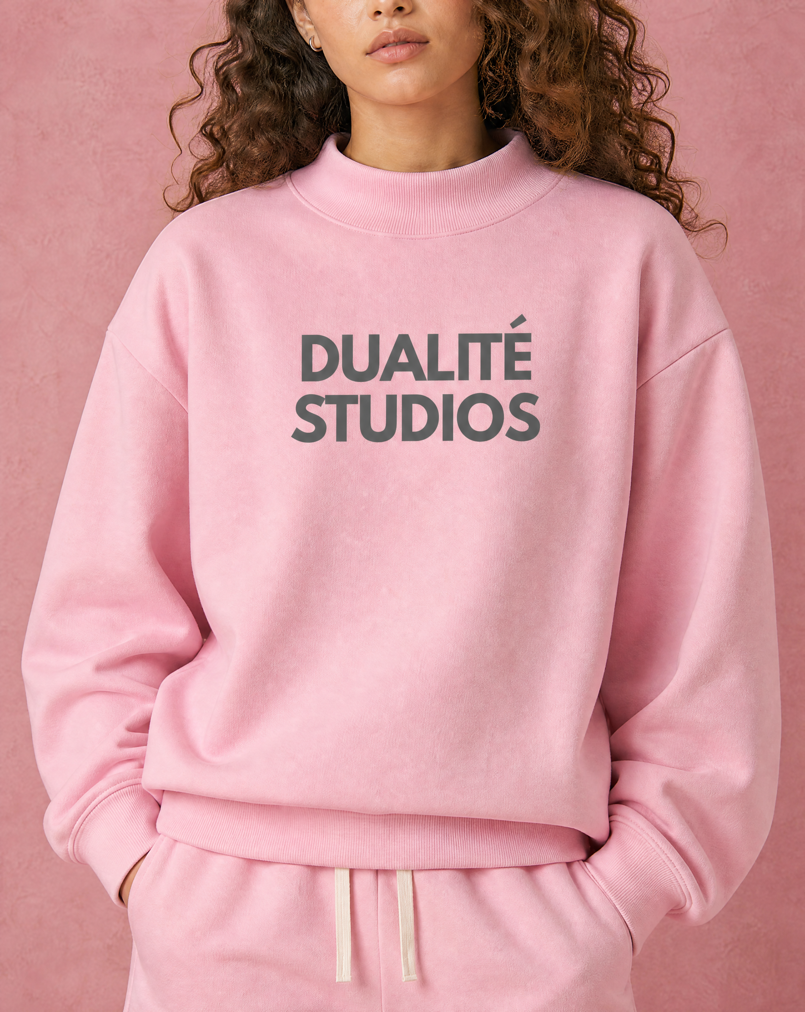 Essential Fleece Sweatshirt Pink