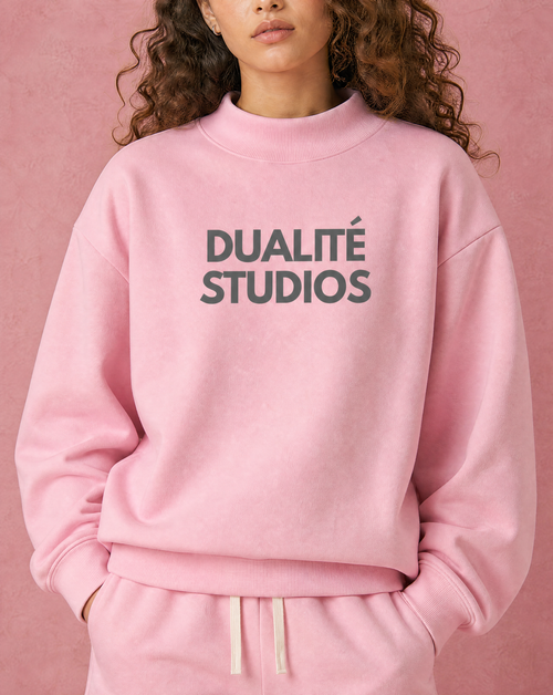 Essential Fleece Sweatshirt Pink