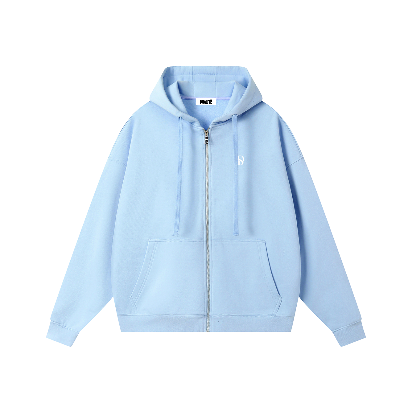 Basic Logo Zip-Hoodie