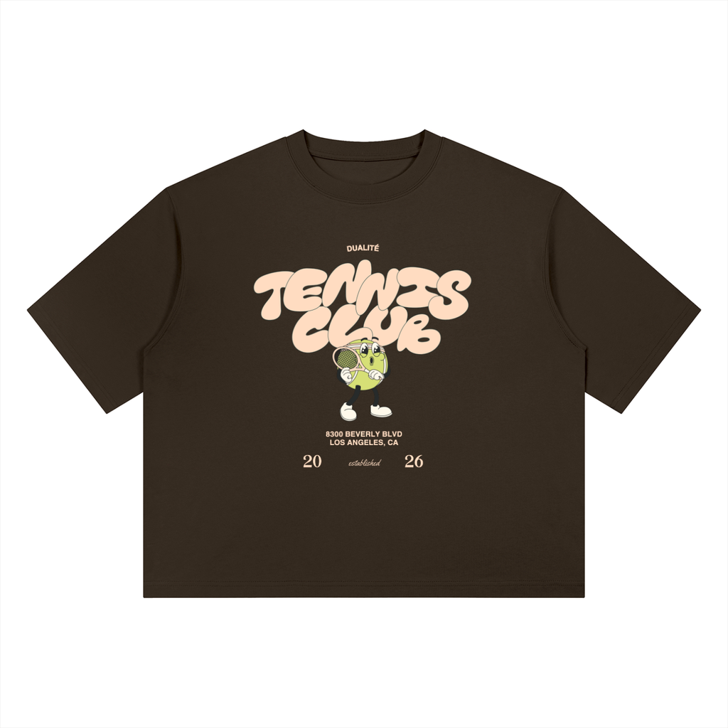 Tennis Club Heavyweight Boxy T-Shirt