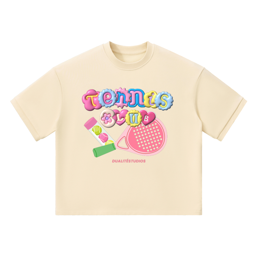 The Tennis Club Heavyweight Boxy T-Shirt