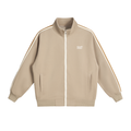 Contrast Side-Stripe Stand Collar Jacket
