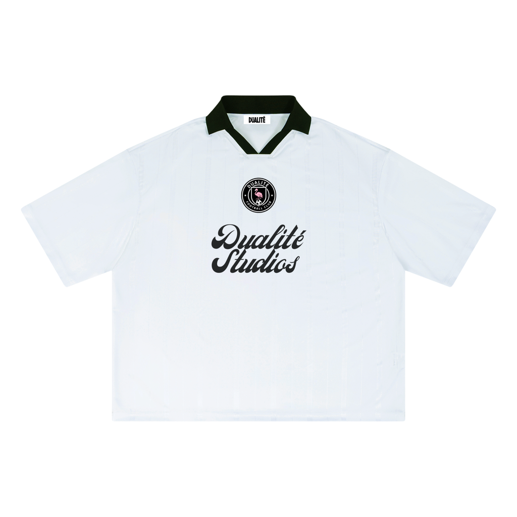 Striped Boxy Football Jersey