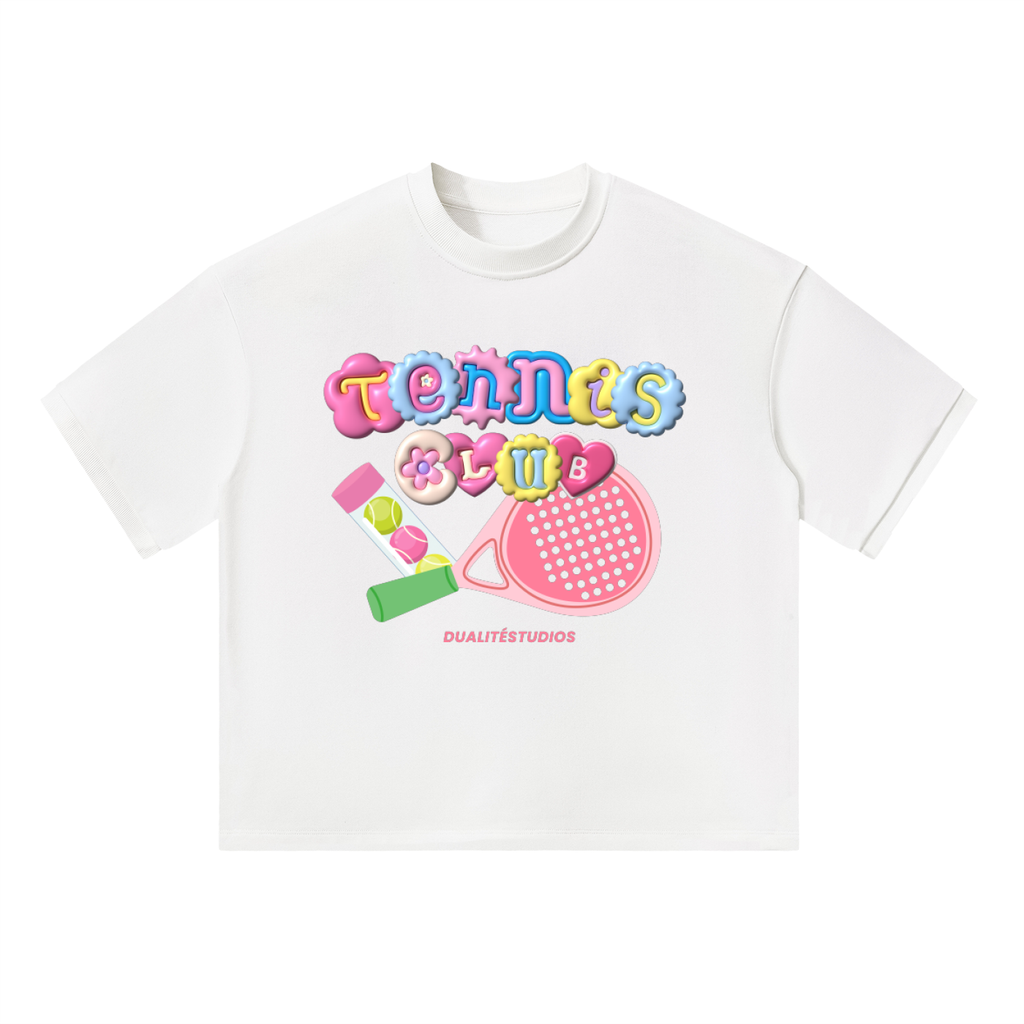 The Tennis Club Heavyweight Boxy T-Shirt