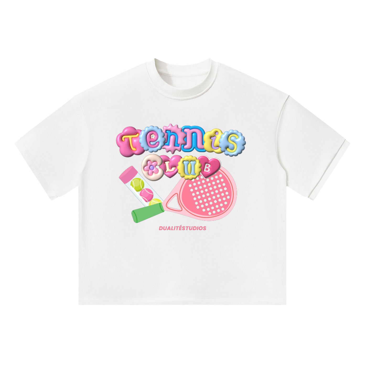 The Tennis Club Heavyweight Boxy T-Shirt